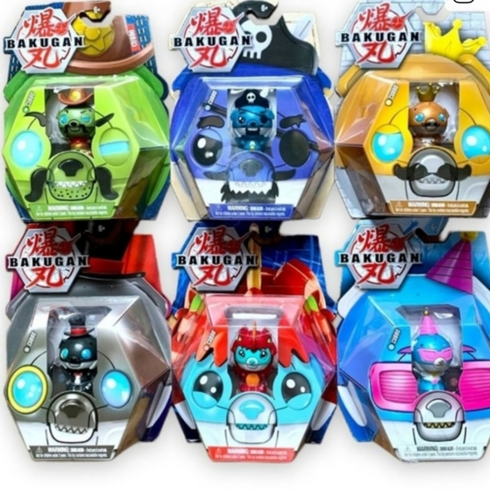 Bakugan Action Figures 2021 Spin Master- Set of 6
